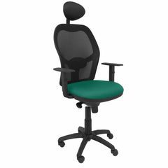 Office Chair with Headrest Jorquera Piqueras y Crespo ALI456C Emerald Green