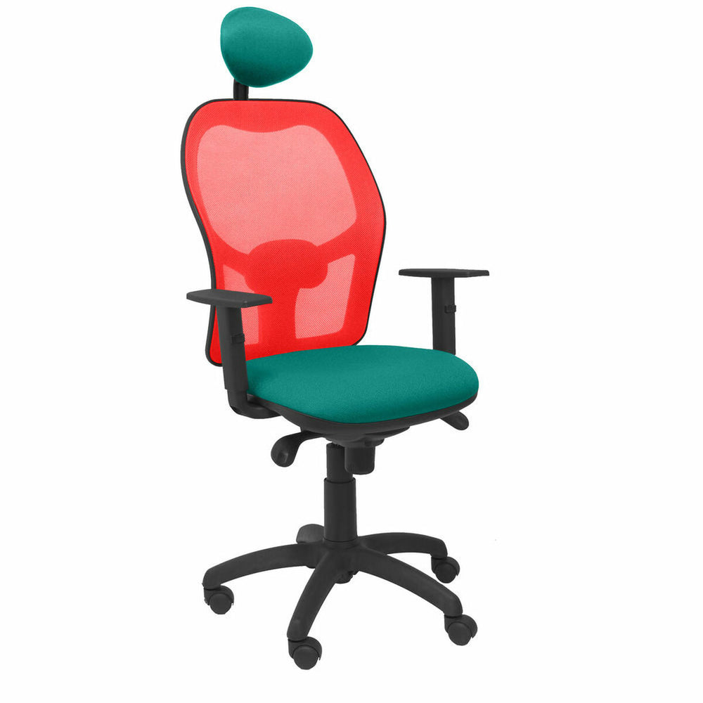 Office Chair with Headrest Jorquera Piqueras y Crespo BALI39C Turquoise