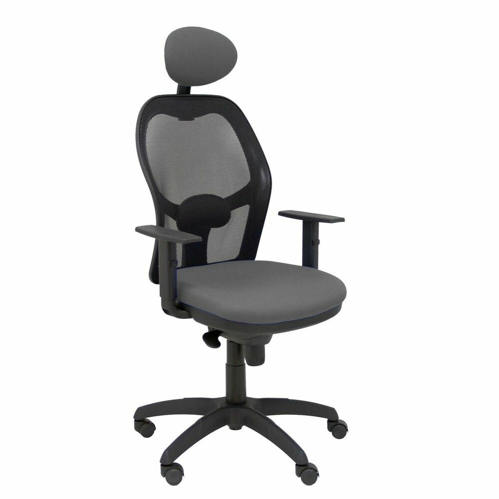 Sedia Ufficio con Poggiatesta Jorquera Piqueras y Crespo 228064 Nero