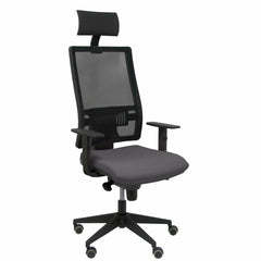 Sedia Ufficio con Poggiatesta Piqueras y Crespo B10CRPC Grigio Grigio scuro