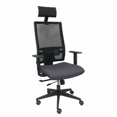 Silla de Oficina con Cabecero Piqueras y Crespo B10CRPC Gris oscuro