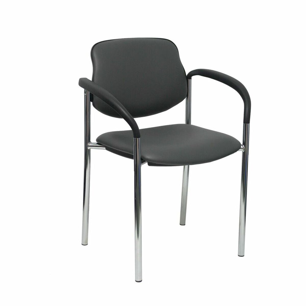 Sedia per Reception Villalgordo Piqueras y Crespo SP600CB Grigio scuro Con braccioli