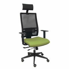 Sedia Ufficio con Poggiatesta Piqueras y Crespo B10CRPC Oliva Verde Chiaro