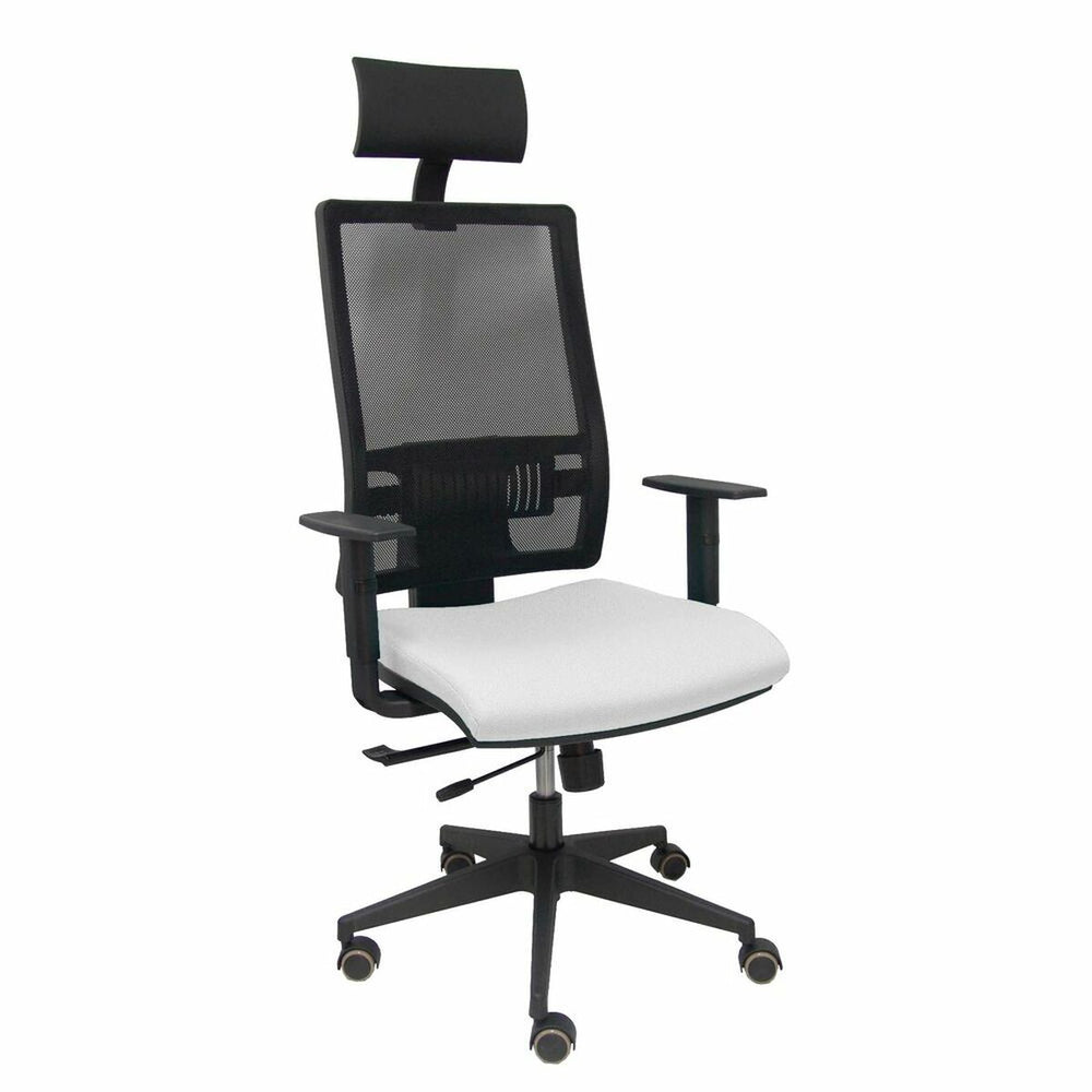 Sedia Ufficio con Poggiatesta Piqueras y Crespo B10CRPC Bianco