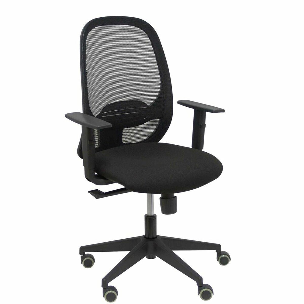 Sedia da Ufficio Piqueras y Crespo 0B10CRP Nero Con braccioli