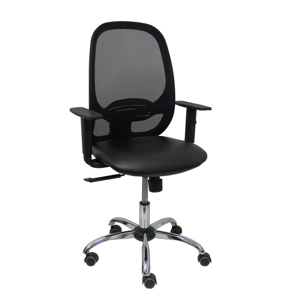 Sedia da Ufficio Piqueras y Crespo 10CCRRN Nero Con braccioli