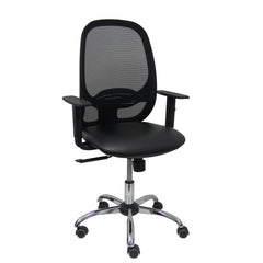 Sedia da Ufficio Piqueras y Crespo 10CCRRN Nero Con braccioli