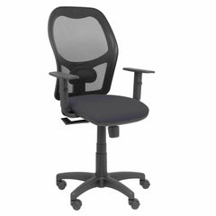 Sedia da Ufficio Piqueras y Crespo 0B10CRN Grigio scuro Con braccioli