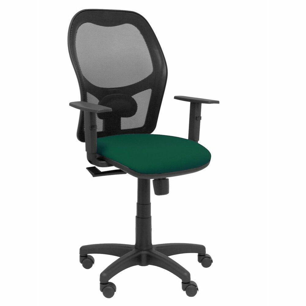 Sedia da Ufficio Piqueras y Crespo 6B10CRN Verde scuro Con braccioli