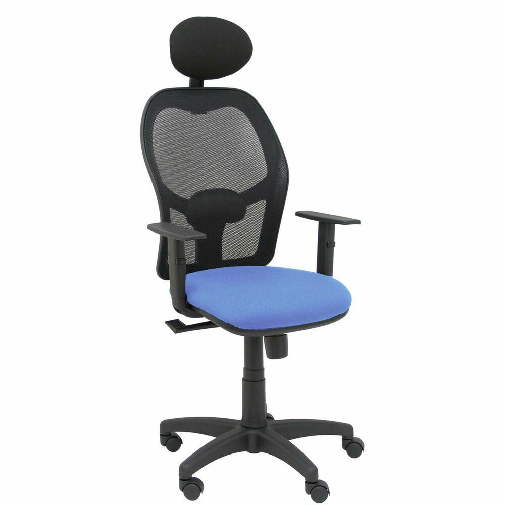 Office Chair with Headrest Piqueras y Crespo B10CRNC Blue Light Blue