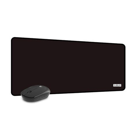 Mouse e Tappetino Gaming Subblim Harm XL Nero