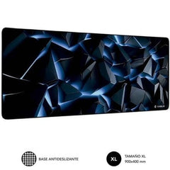 Tappetino per Mouse Subblim SUBMP-01PUW06 Azzurro Nero