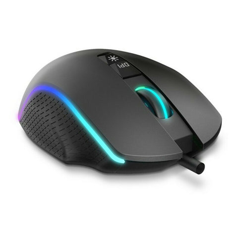 Mouse Gaming con LED Krom Keos 6400 dpi Nero