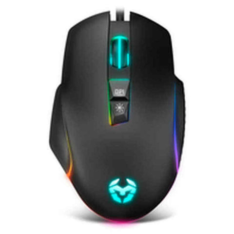 Mouse Gaming con LED Krom NXKROMKEOS Nero 6400 dpi