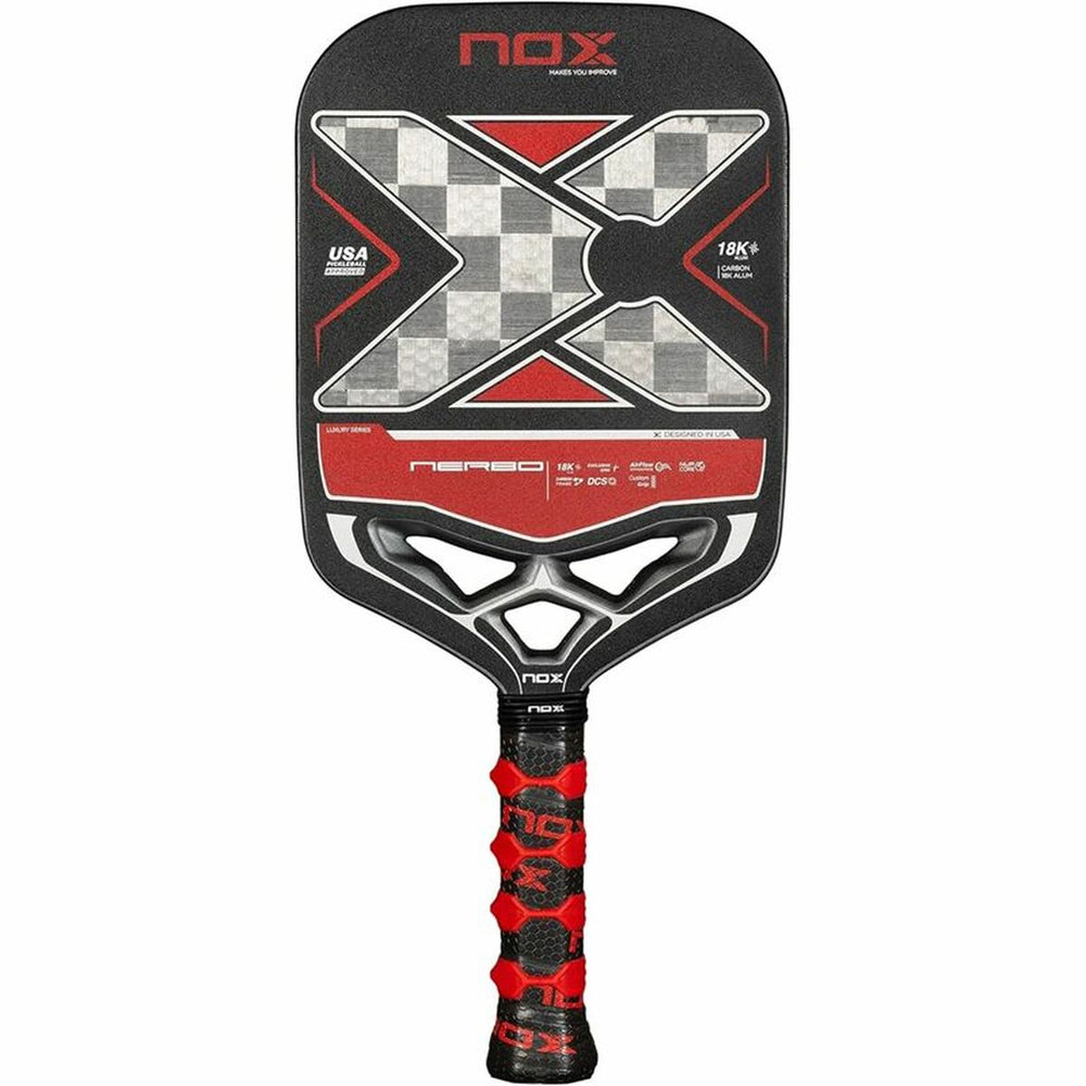 Racchetta da Pickleball Nox Nerbo Nero Fibra di carbonio