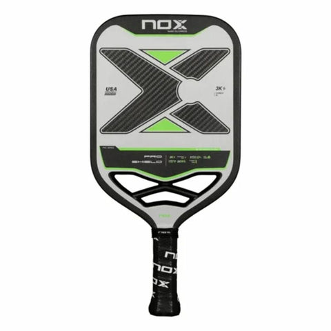Pala de Pickleball Nox Nox Pro Shield Negro Fibra de carbono