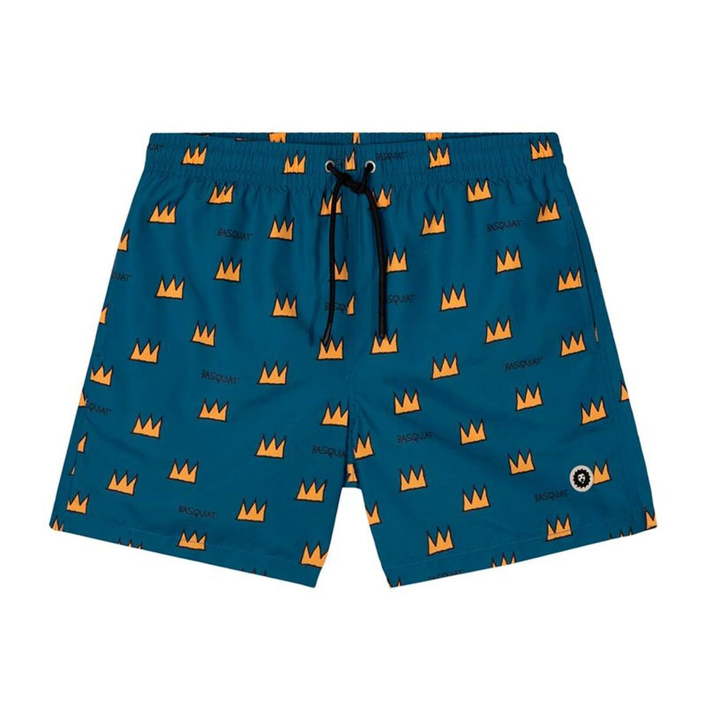 Bañador Hombre Jimmy Lion Basquiat Batman Azul