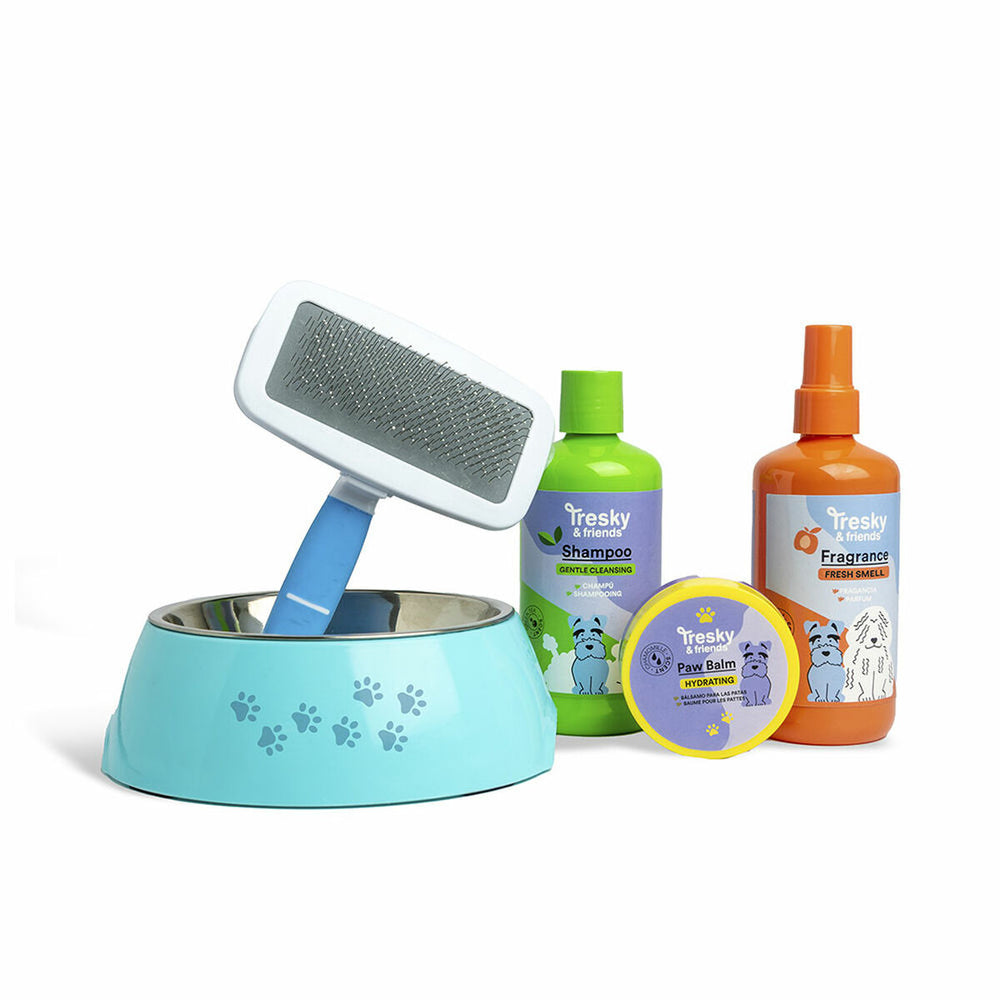 Set Regalo Tresky & Friends LIMPIEZA MASCOTA Animali Domestici 5 Pezzi