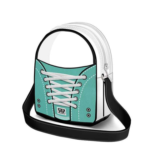Bolso de Mano Oh My Pop! Zapatilla Verde