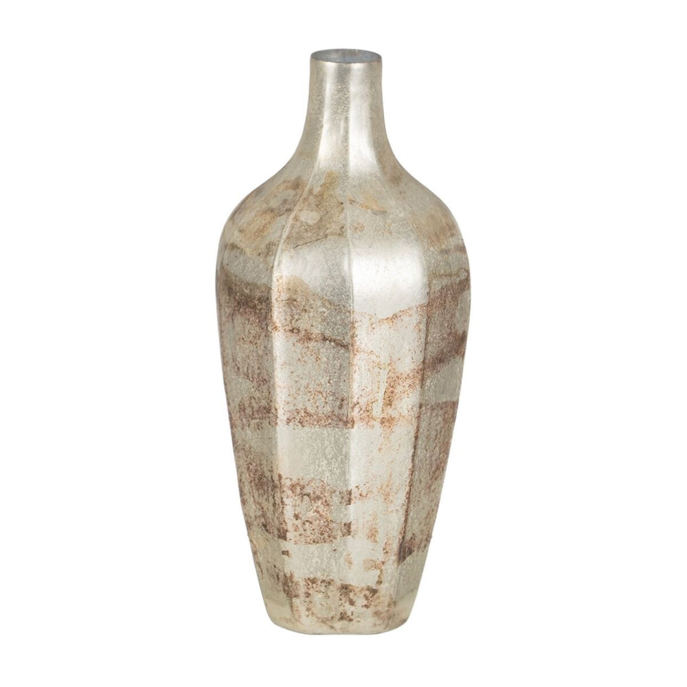Vaso Bianco Cristallo 11 x 11 x 25 cm