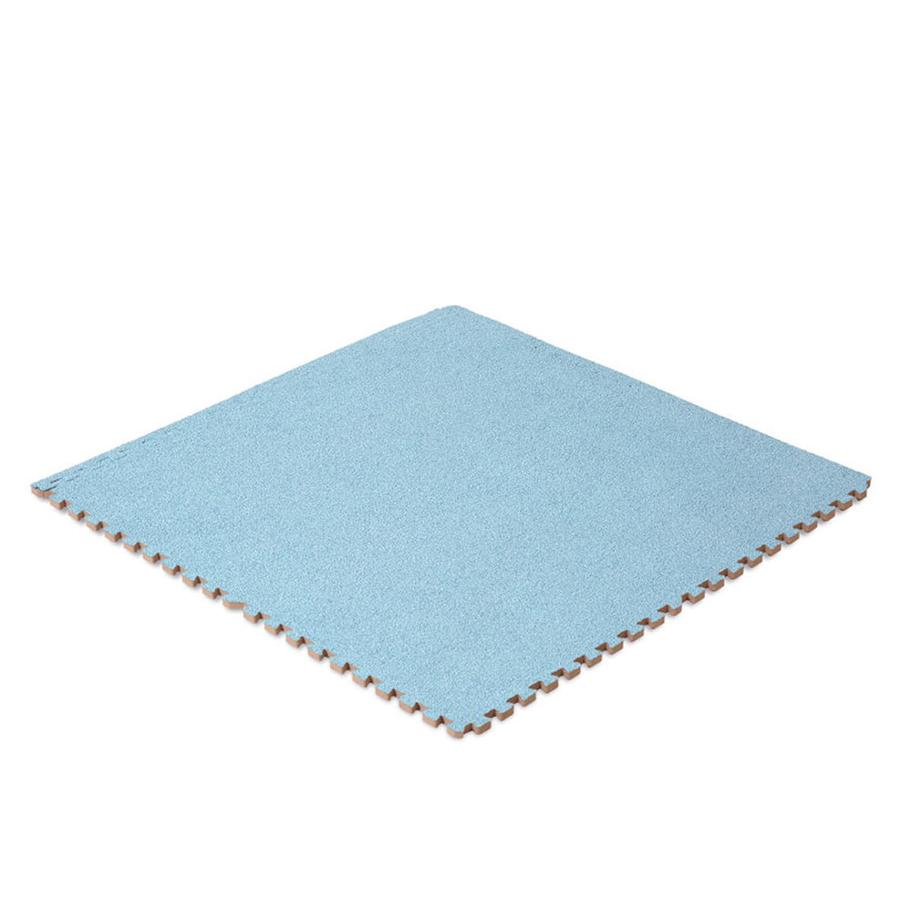 Tappeto da gioco 60 x 60 x 1 cm Azzurro 4 Pezzi