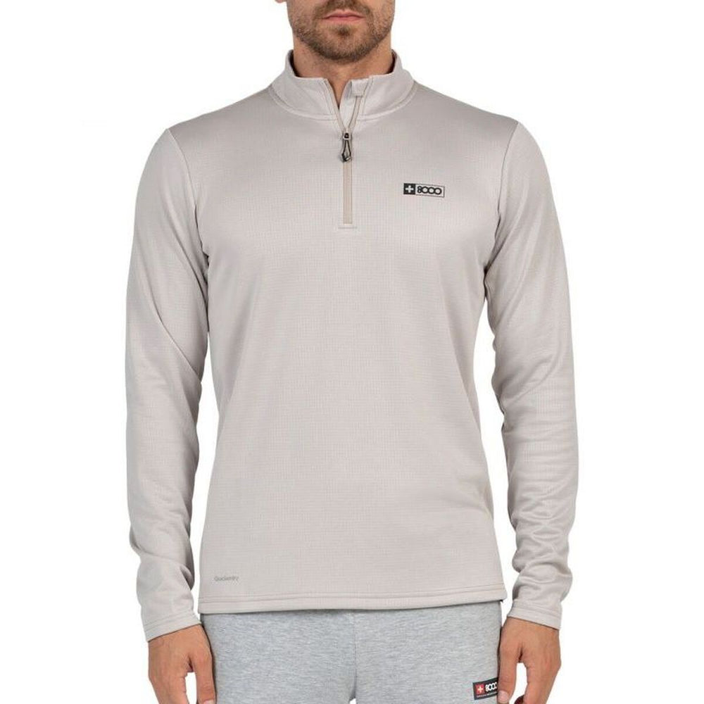 Maglia a Maniche Lunghe Uomo +8000 Portu Beige