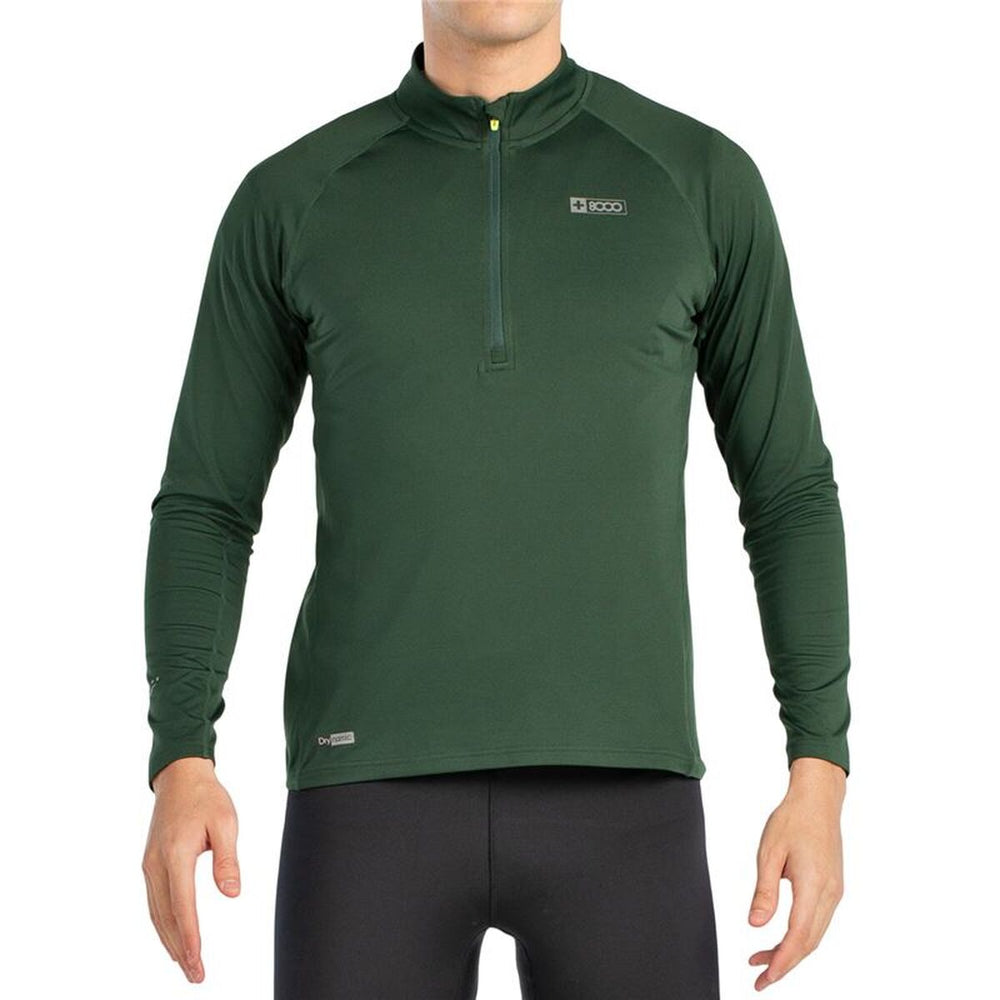 Maglia a Maniche Lunghe Uomo +8000 Truco Oliva