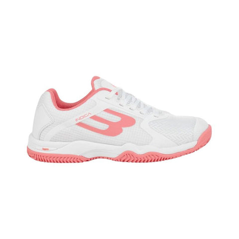 Scarpe da Padel per Adulti Bullpadel Indiga W 25I Bianco Rosa