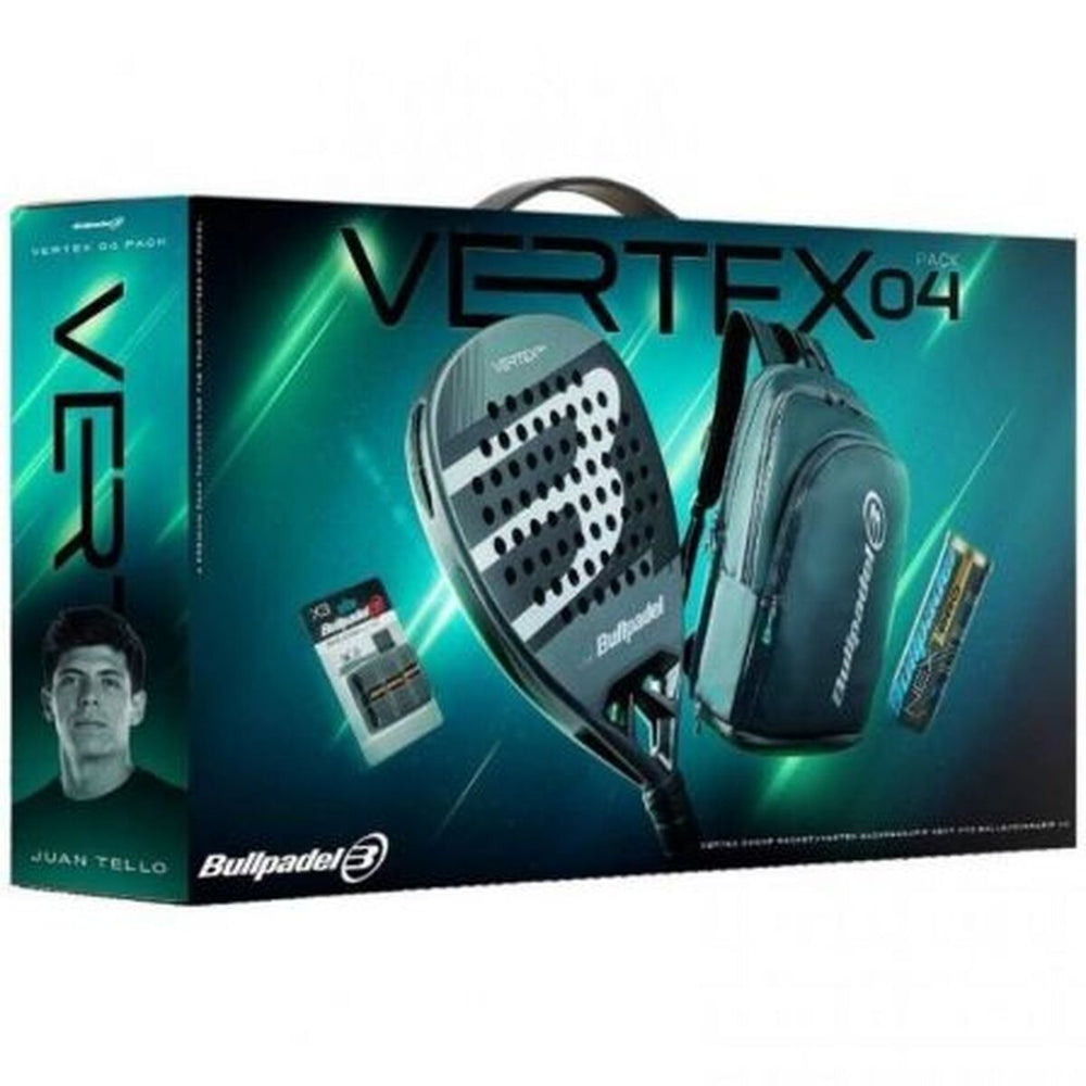 Racchetta da Padel Bullpadel Vertex 04 Comfort Pro Line 2026 Nero Fibra di carbonio
