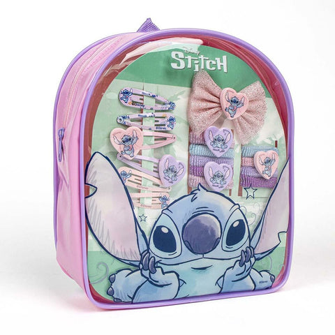 Zaino per Bambini con Accessori per i Capelli Stitch Multicolore