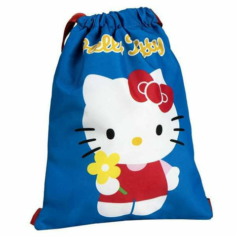 Zainetto con Cordini Hello Kitty Azzurro 27 x 33 cm