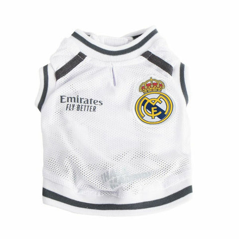 Jersey para Perro Real Madrid C.F. Blanco M