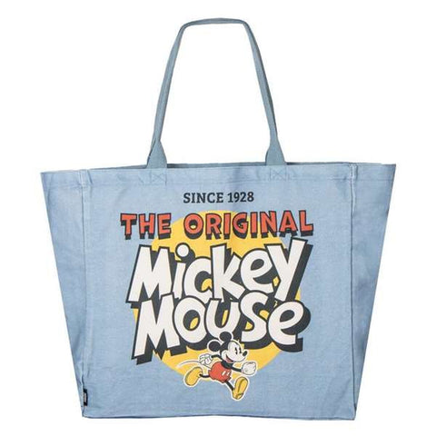 Shopping Bag Mickey Mouse Azzurro 48 x 43 x 17 cm