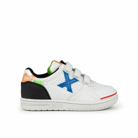 Scarpe da Calcio a 5 per Bambini Munich G-3 Kid Vco Profit Bianco
