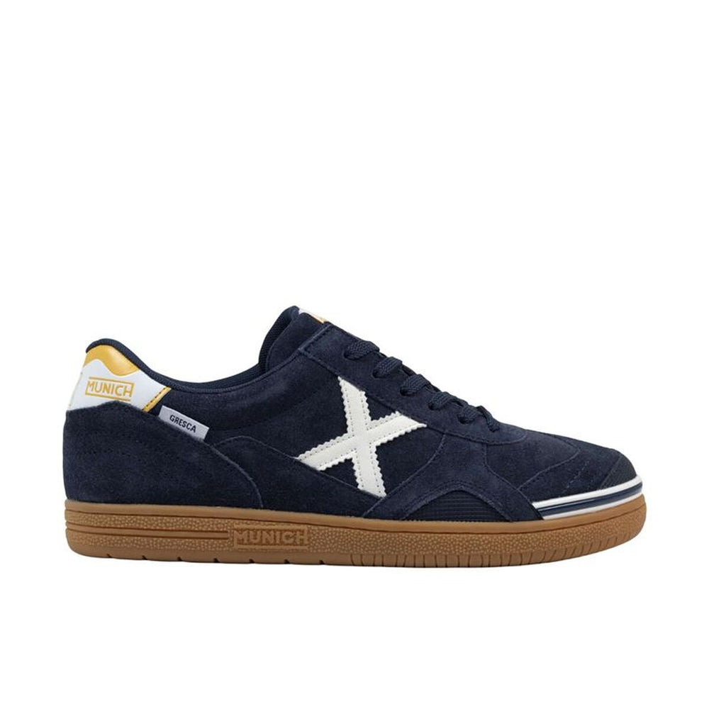 Adult's Indoor Football Shoes Munich Gresca 323 Dark blue