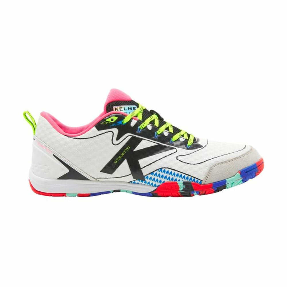 Scarpe da Calcio a 5 per Adulti Kelme Stiletto Bianco