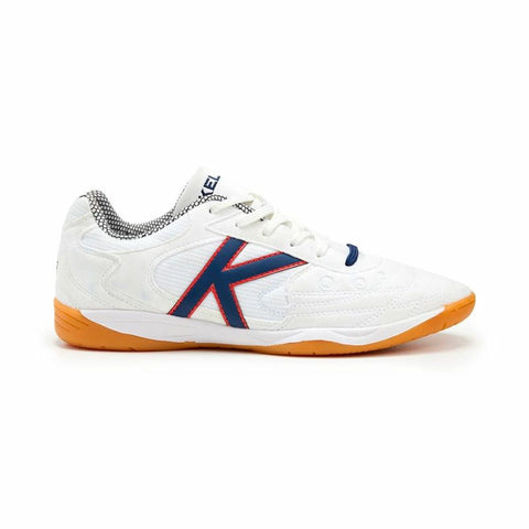 Scarpe da Calcio a 5 per Adulti Kelme Indoor Copa Elastic Bianco