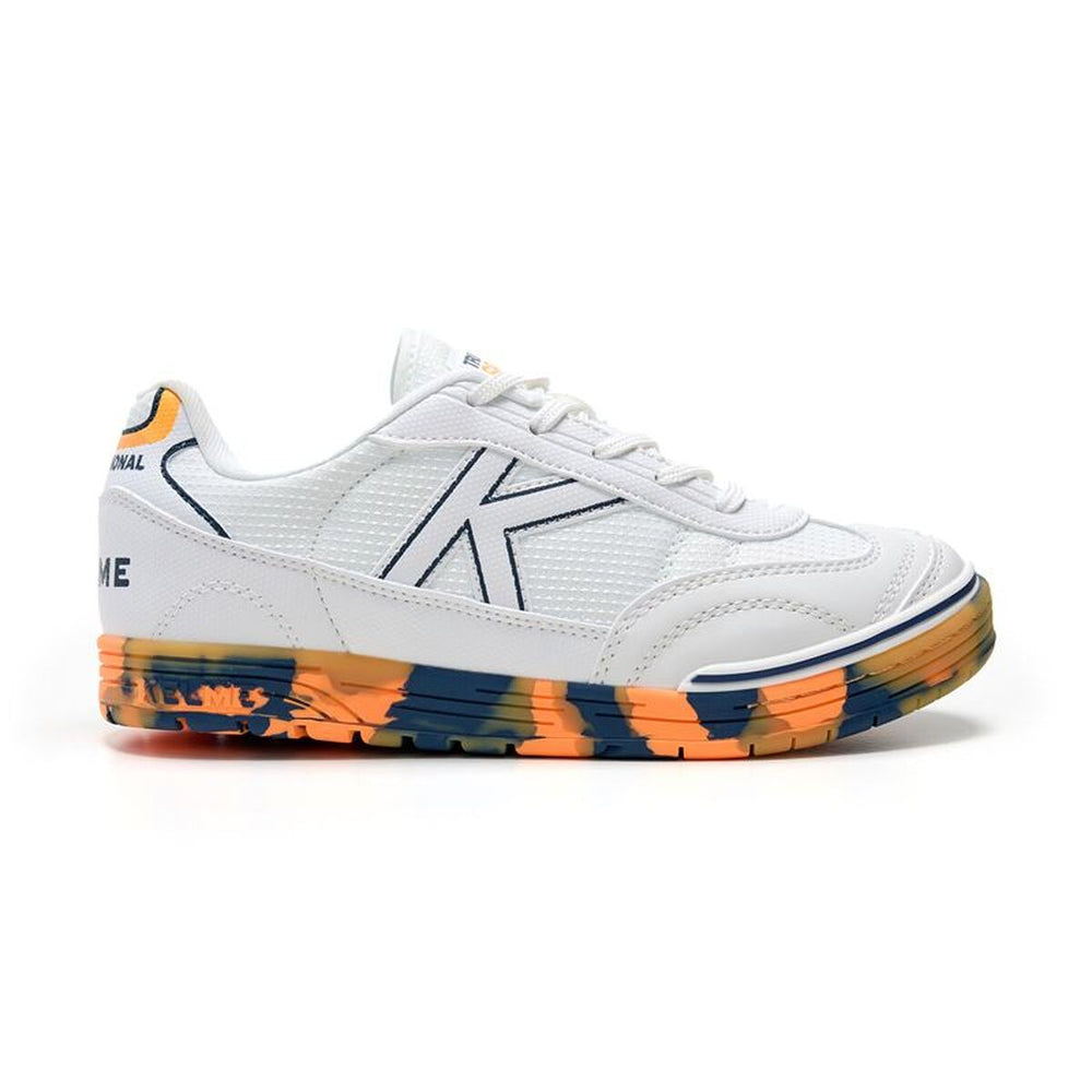 Zapatillas de Fútbol Sala para Niños Kelme Trueno Lace Blanco