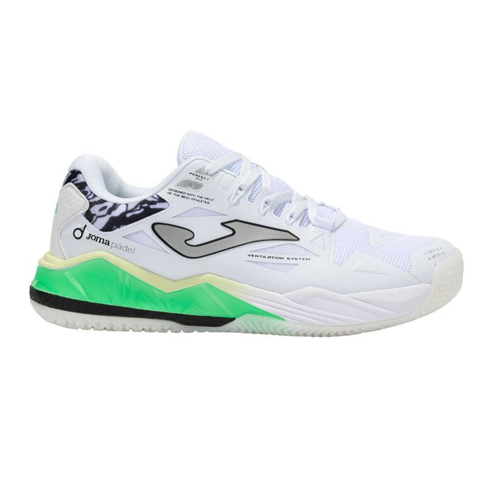 Scarpe da Padel per Adulti Joma Sport Spin 2502 Bianco