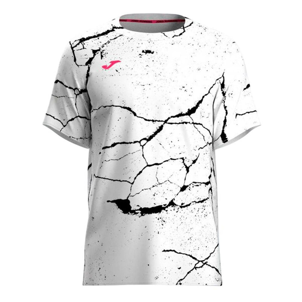 Maglia a Maniche Corte Uomo Joma Sport R-Night Pro Bianco Nero