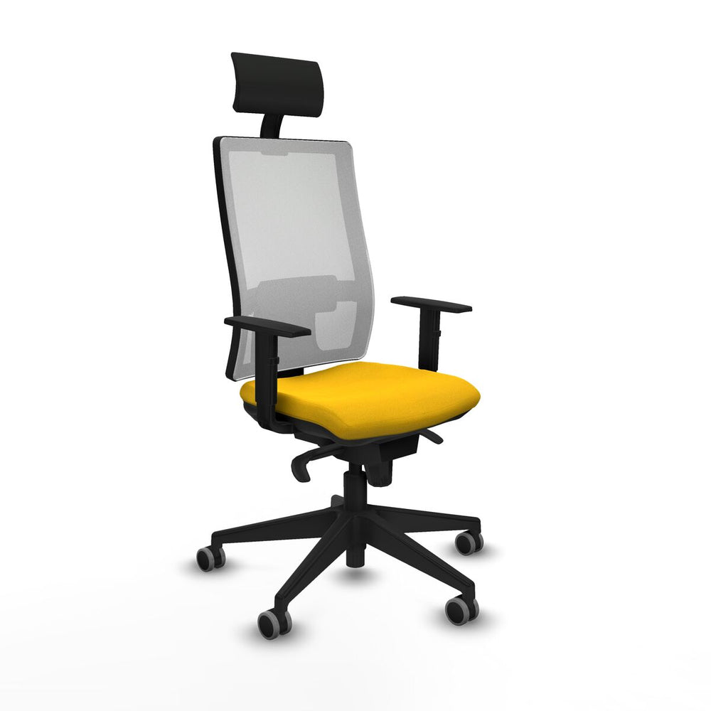 Silla de Oficina Piqueras y Crespo 1D066G1 Amarillo
