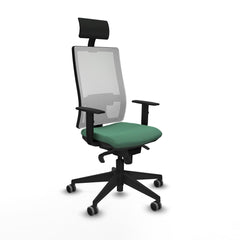 Sedia da Ufficio Piqueras y Crespo 1D066G1 Verde Smeraldo