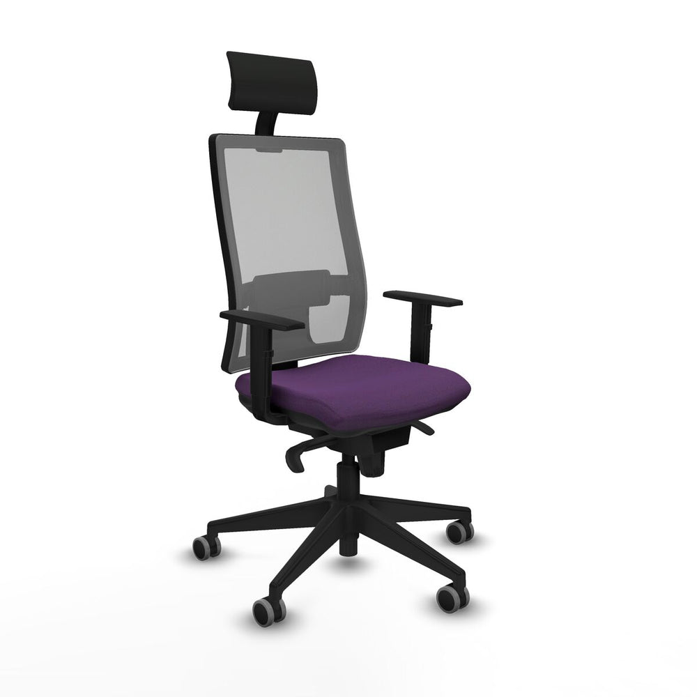 Sedia Ufficio con Poggiatesta Piqueras y Crespo 1D066G1 Viola