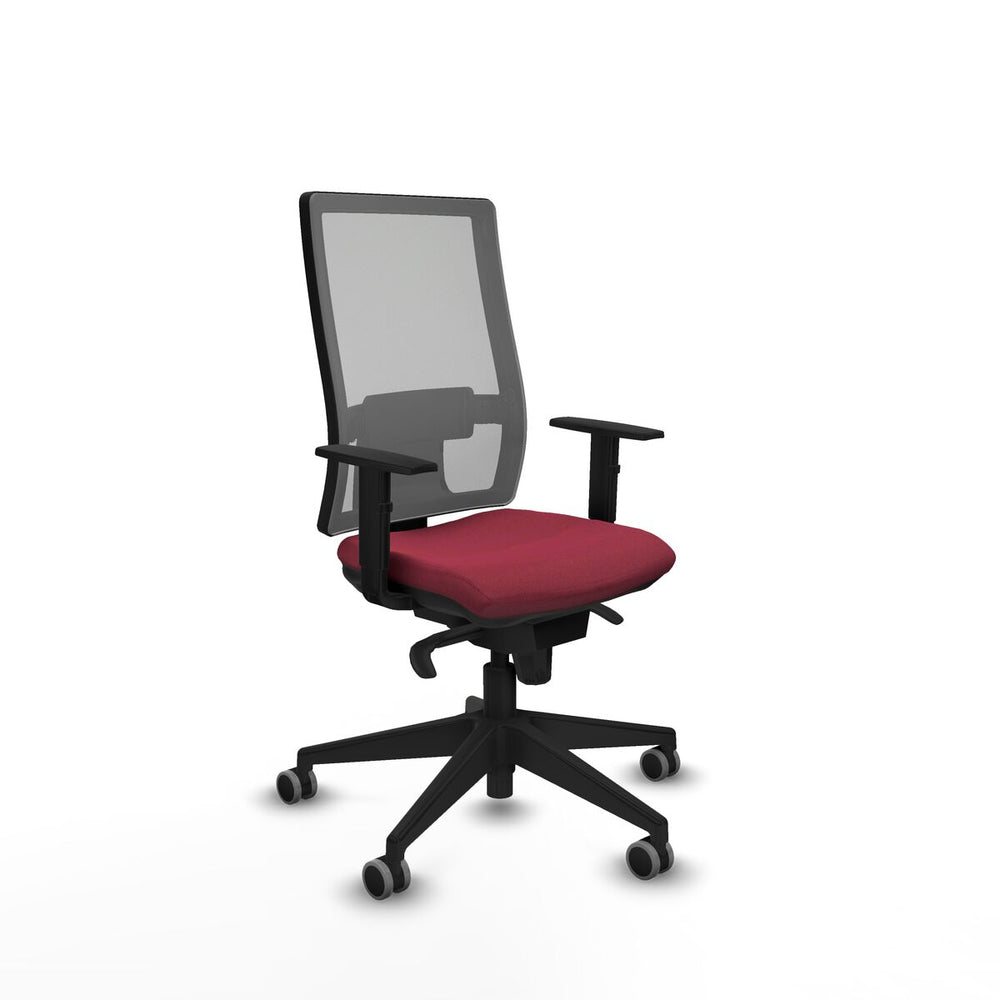 Sedia da Ufficio Horna Piqueras y Crespo 1D066G0 Rosso Granato