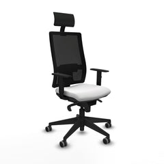 Office Chair with Headrest Piqueras y Crespo 1D066G1 White