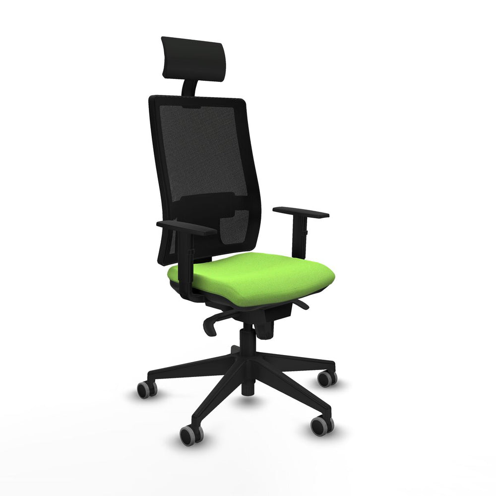 Sedia Ufficio con Poggiatesta Piqueras y Crespo 1D066G1 Pistacchio