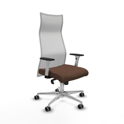 Silla de Oficina Piqueras y Crespo B1B086G Marrón oscuro