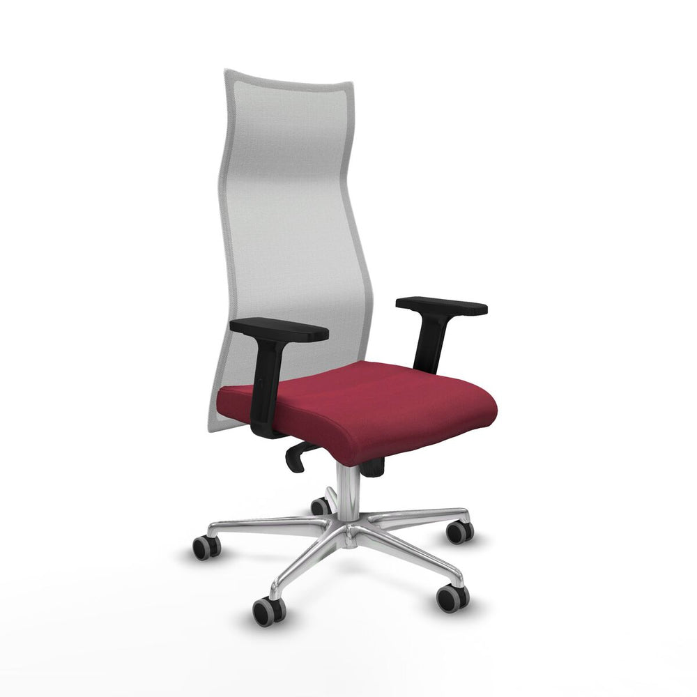 Sedia da Ufficio Piqueras y Crespo B2D086G Rosso Granato