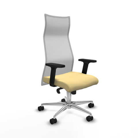 Sedia da Ufficio Piqueras y Crespo B2D086N Crema