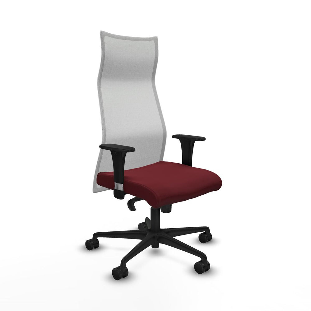 Sedia da Ufficio Albacete Piqueras y Crespo B1C036N Rosso Granato